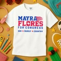 Mayra Flores For Congress Kids T-Shirt thumb 3