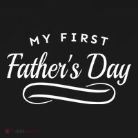 My First Fathers Day 1st Time Dad USA-Made Doggie Bandana thumb 2