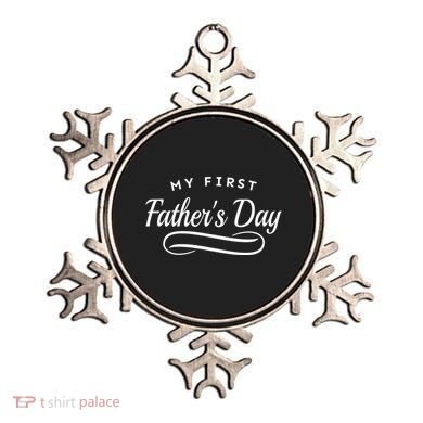 My First Fathers Day 1st Time Dad Ornament