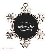 My First Fathers Day 1st Time Dad Ornament thumb 0