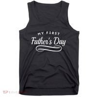 My First Fathers Day 1st Time Dad Tank Top thumb 0