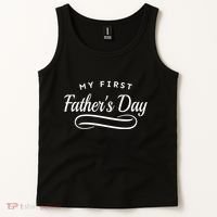 My First Fathers Day 1st Time Dad Tank Top thumb 2