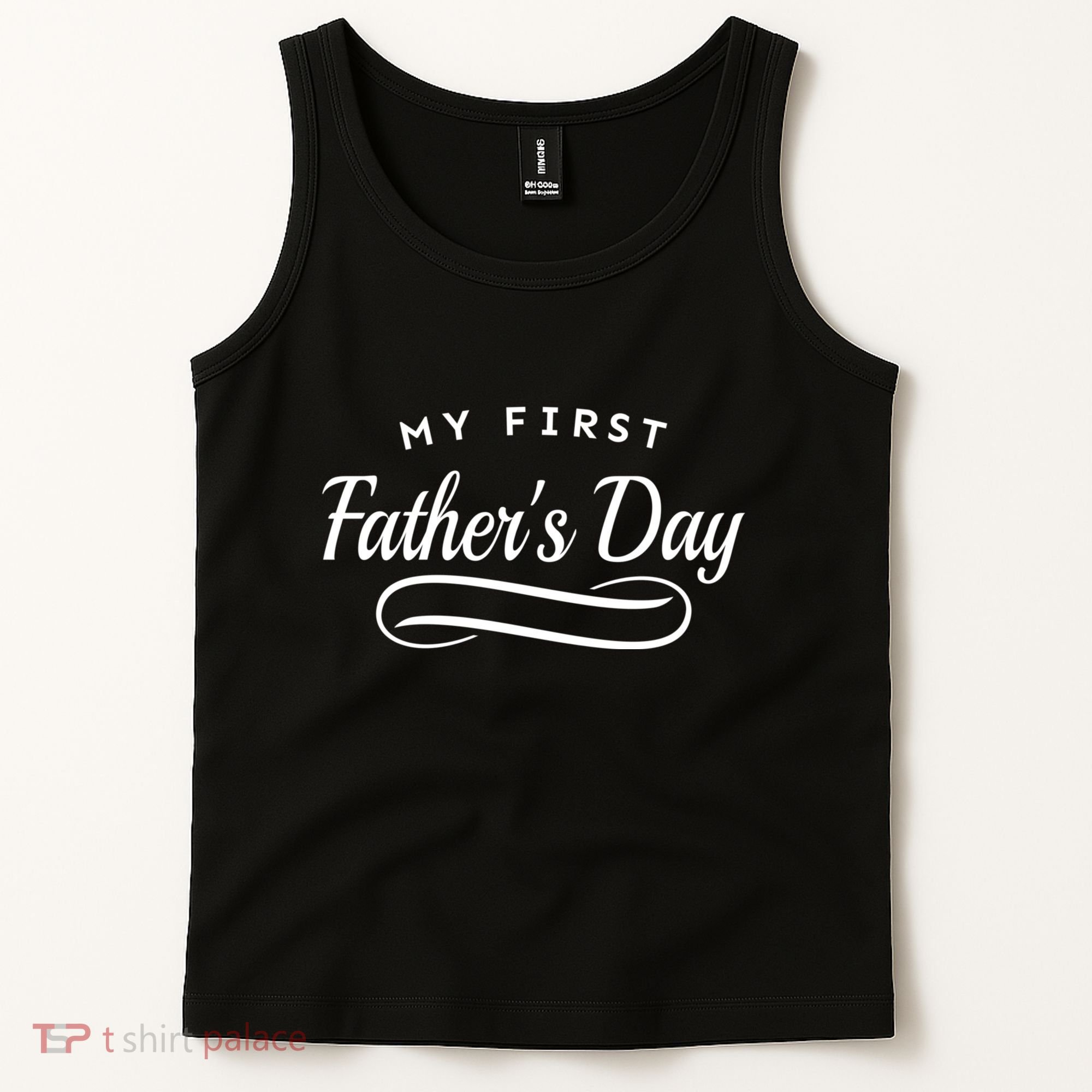 My First Fathers Day 1st Time Dad Tank Top