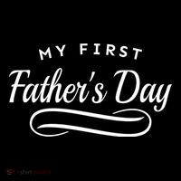 My First Fathers Day 1st Time Dad Women's T-Shirt thumb 6