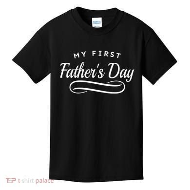 My First Fathers Day 1st Time Dad Kids T-Shirt