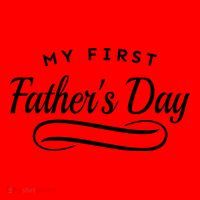 My First Fathers Day 1st Time Dad Santa Hat thumb 1