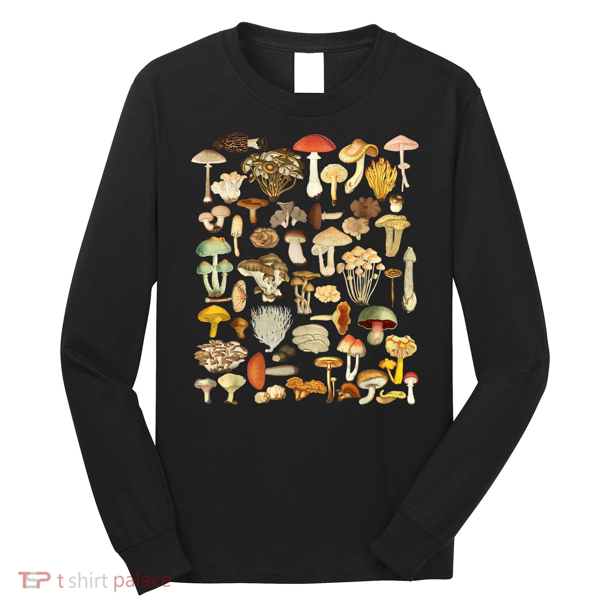 Mycology Fungi Foraging Mushroom Long Sleeve Shirt