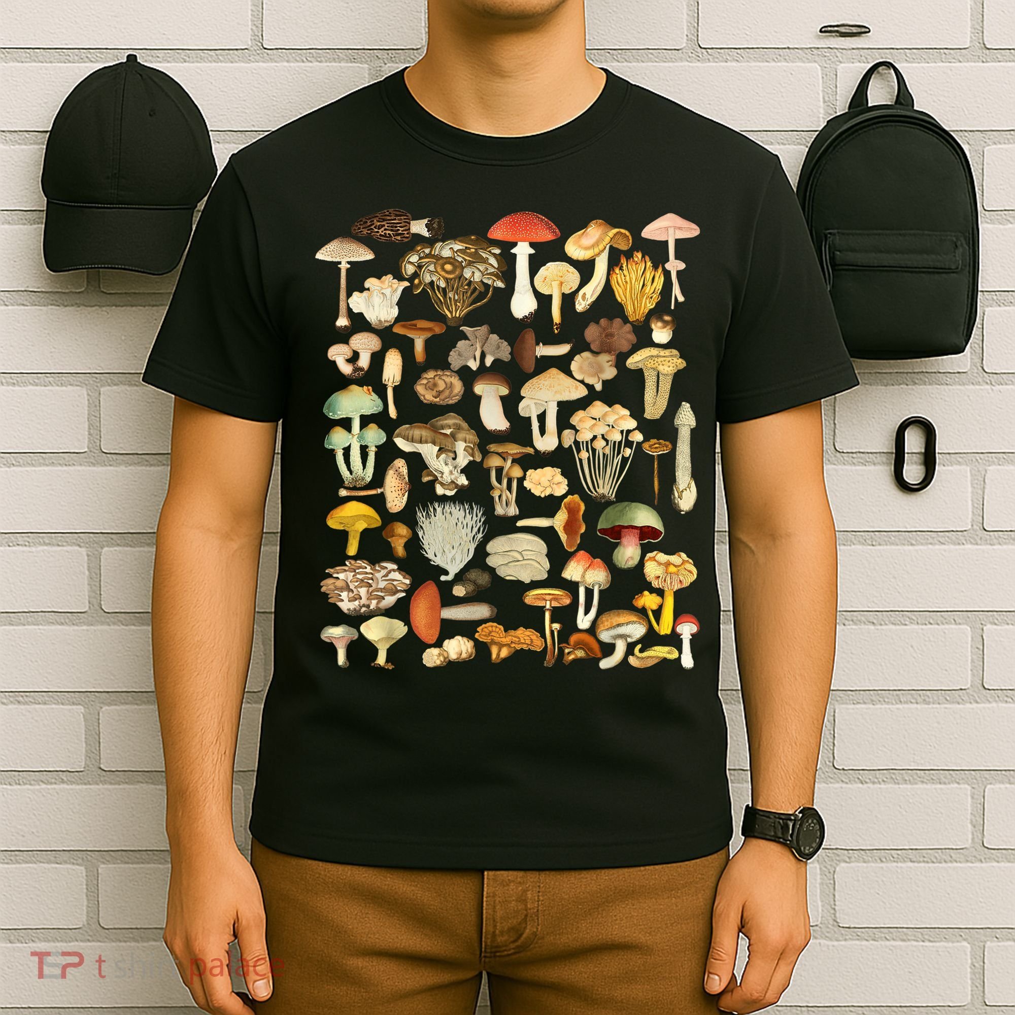 Mycology Fungi Foraging Mushroom T-Shirt