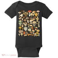 Mycology Fungi Foraging Mushroom Baby Bodysuit thumb 0