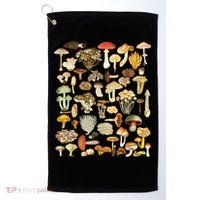 Mycology Fungi Foraging Mushroom Golf Towel thumb 0