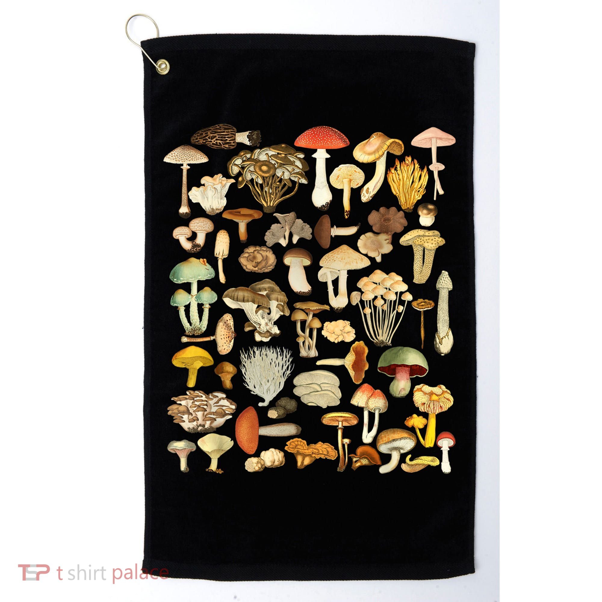 Mycology Fungi Foraging Mushroom Golf Towel