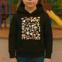 Mycology Fungi Foraging Mushroom Kids Hoodie thumb 3