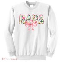 Mama Floral Flower Family Matching Mother's Day Mom Sweatshirt thumb 0
