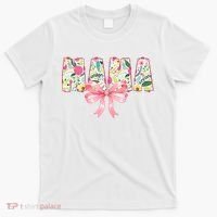Mama Floral Flower Family Matching Mother's Day Mom T-Shirt thumb 0