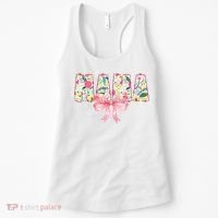 Mama Floral Flower Family Matching Mother's Day Mom Women's Tank Top thumb 0