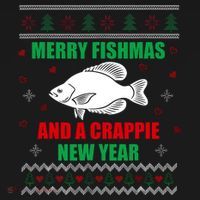 Merry Fishmas Fish Fishing Fisherman Ugly Christmas Xmas T-Shirt thumb 7
