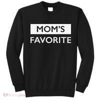 MomS Favorite Funny Sibling Joke MotherS Day Gift Sweatshirt thumb 0