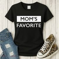 MomS Favorite Funny Sibling Joke MotherS Day Gift Women's T-Shirt thumb 3