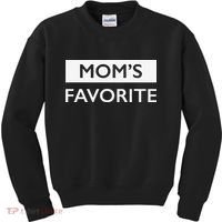 MomS Favorite Funny Sibling Joke MotherS Day Gift Kids Sweatshirt thumb 0