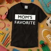 MomS Favorite Funny Sibling Joke MotherS Day Gift Kids T-Shirt thumb 3
