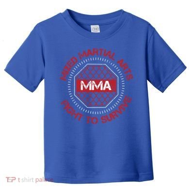 Mma Fighter Gift Mixed Martial Arts Fighting Gift Toddler T-Shirt