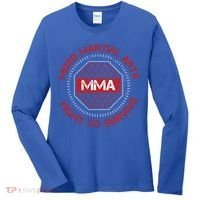 Mma Fighter Gift Mixed Martial Arts Fighting Gift Women's Long Sleeve Shirt thumb 0