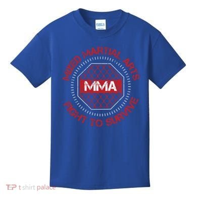 Mma Fighter Gift Mixed Martial Arts Fighting Gift Kids T-Shirt