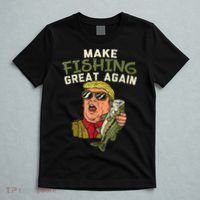Make Fishing Great Again Trump Funny Fisherman Angler T-Shirt thumb 5