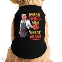 Make Fries Great Again Viral Doanld Trump Meme Doggie Tank thumb 0