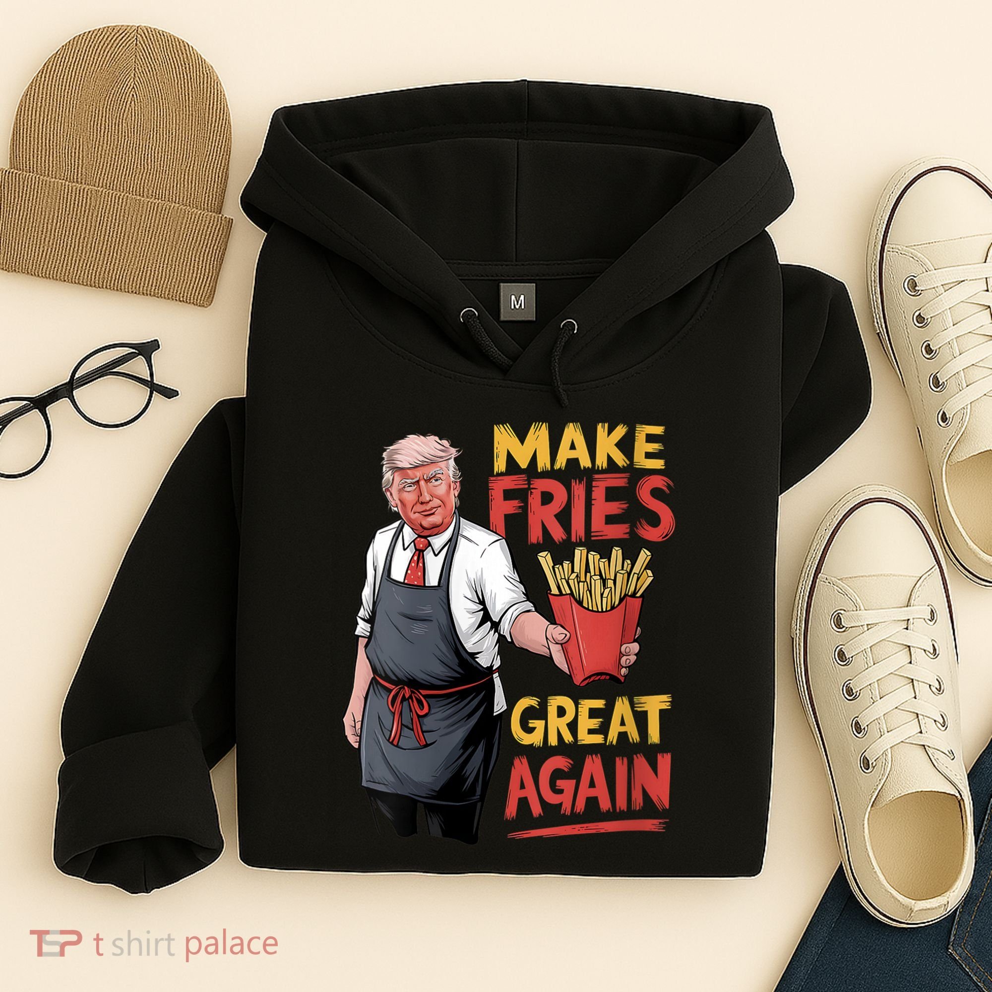 Make Fries Great Again Viral Doanld Trump Meme Hoodie