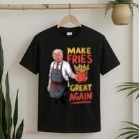 Make Fries Great Again Viral Doanld Trump Meme T-Shirt thumb 2