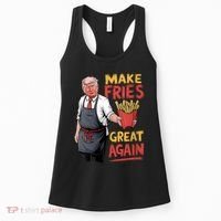 Make Fries Great Again Viral Doanld Trump Meme Women's Tank Top thumb 0