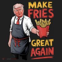 Make Fries Great Again Viral Doanld Trump Meme Hat thumb 2