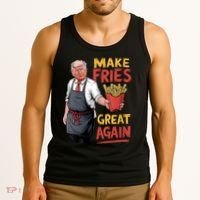 Make Fries Great Again Viral Doanld Trump Meme Tank Top thumb 3