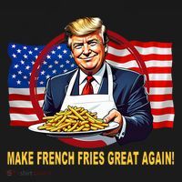 Make Fries Great Again Donald Trump Backpack thumb 2