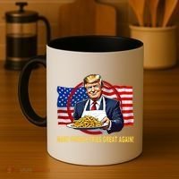Make Fries Great Again Donald Trump Coffee Mug thumb 4