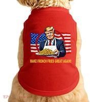 Make Fries Great Again Donald Trump Doggie Tank thumb 0