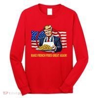 Make Fries Great Again Donald Trump Long Sleeve Shirt thumb 0