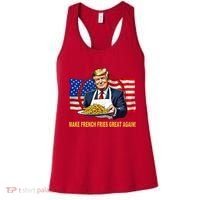 Make Fries Great Again Donald Trump Women's Tank Top thumb 0