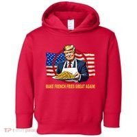 Make Fries Great Again Donald Trump Toddler Hoodie thumb 0