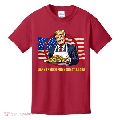 Make Fries Great Again Donald Trump Kids T-Shirt