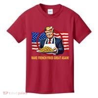 Make Fries Great Again Donald Trump Kids T-Shirt thumb 0