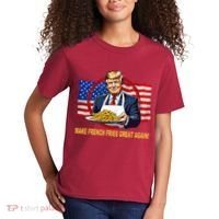 Make Fries Great Again Donald Trump Kids T-Shirt thumb 2