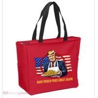 Make Fries Great Again Donald Trump Tote Bag thumb 2