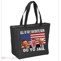 My Favorite Go To Jail Tote Bag thumb 2