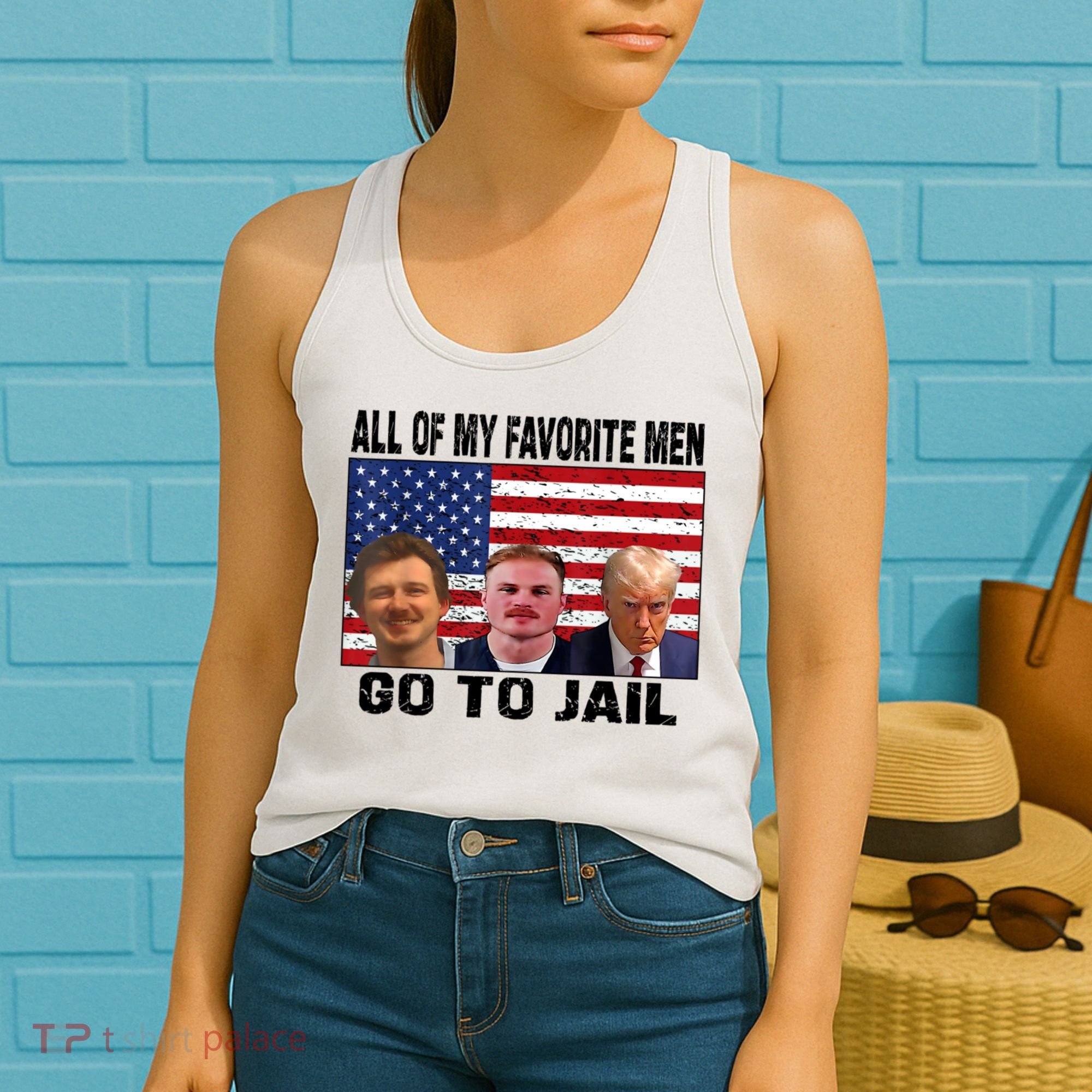 My Favorite Go To Jail Women's Tank Top
