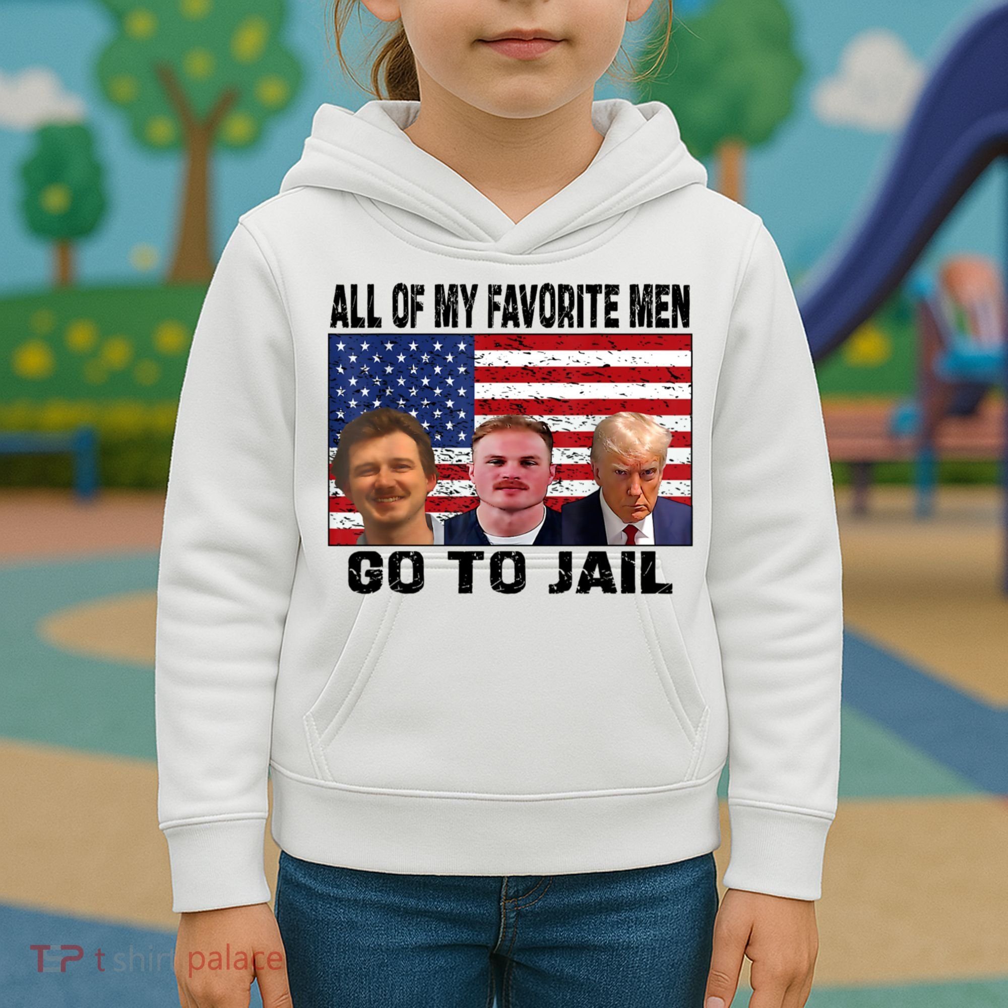 My Favorite Go To Jail Kids Hoodie
