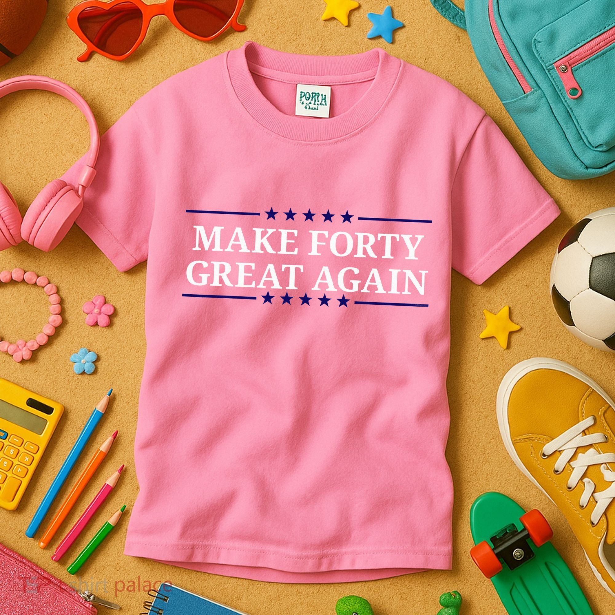 Make Forty Great Again Kids T-Shirt