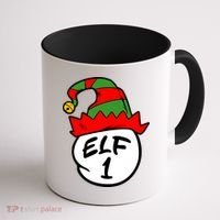 Matching Family Group Elf Hat 1 Coffee Mug thumb 1