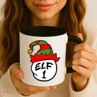 Matching Family Group Elf Hat 1 Coffee Mug thumb 3